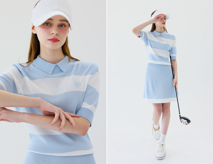 <b>[パディGOLF/SET]アイスサムネイルスカートセット [スカイブルー+スカイブルー]</b>